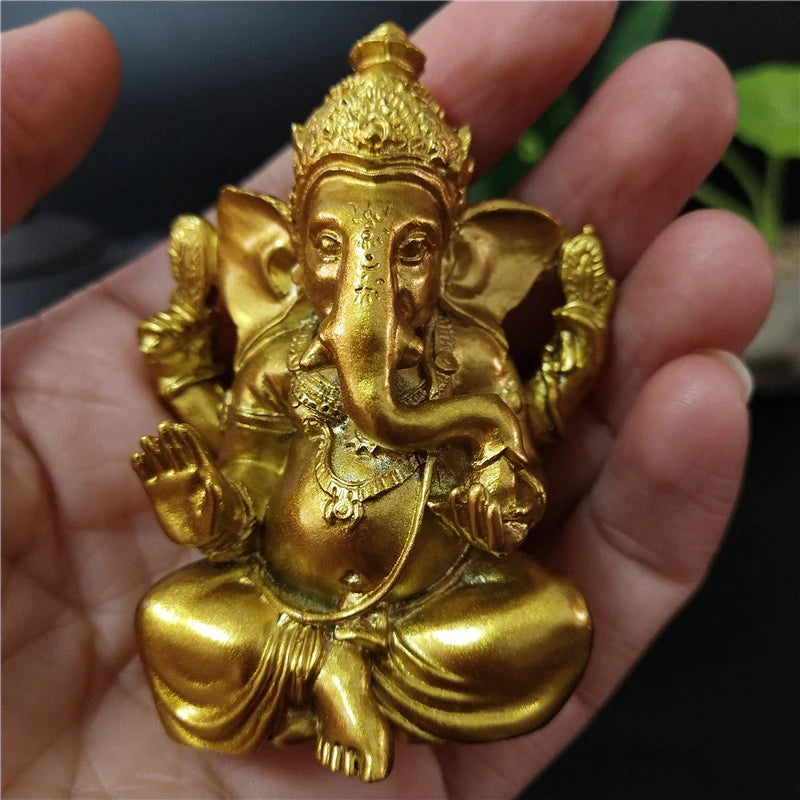 Estátua de Ganesha Buda para Decoração de Casa e Jardim