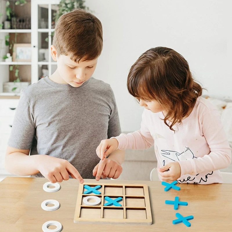 Jogo de Interação Pai-Filho, Lazer Board Game, Wooden Puzzle, Brinquedo Educativo